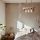 Rustic Wooden Chandelier, 60 cm, 3 x E27, Modern Design