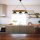 Opviq, 806ALD1512, Handmade Solid Pine Chandelier, 80 x 22 x 65 cm, Walnut & Black , 3 x E27 Max 40W | Modern Industrial Rustic Design, Perfect for Any Space