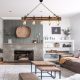 Handmade Walnut Chandelier, Solid Pine, 100x16x72 cm | 5 E27 Socket | Modern Rustic Design