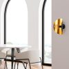 Opviq, 536NTD2118, Glam Black & Gold Wall Lamp, Metal Body, 30 cm | E27, IP20
