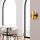 Opviq, 536NTD2118, Glam Black & Gold Wall Lamp, Metal Body, 30 cm | E27, IP20