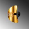 Opviq, 536NTD2118, Glam Black & Gold Wall Lamp, Metal Body, 30 cm | E27, IP20