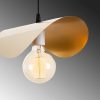 Modern White & Gold Chandelier, 106 cm, E27 Socket