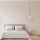 Modern Black & White Chandelier, Iron Body, 146 cm
