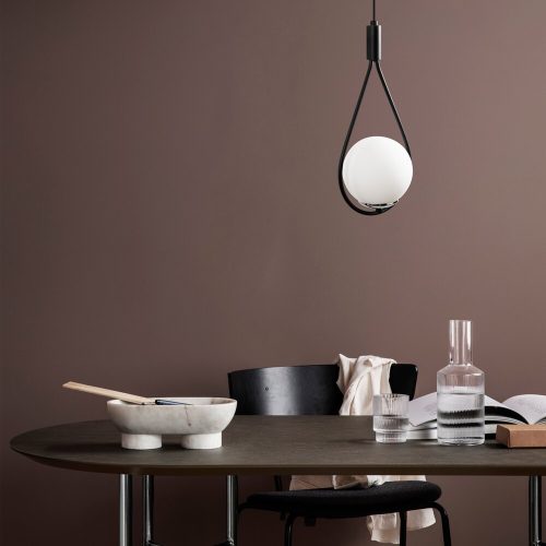 Modern Black Chandelier, Iron Body, 136 cm Height | E27 Socket, Stylish Industrial Design