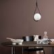 Modern Black Chandelier, Iron Body, 136 cm Height | E27 Socket, Stylish Industrial Design