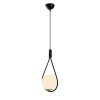Modern Black Chandelier, Iron Body, 136 cm Height | E27 Socket, Stylish Industrial Design