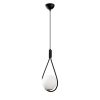 Modern Black Chandelier, Iron Body, 136 cm Height | E27 Socket, Stylish Industrial Design