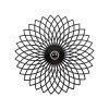 Opviq, 536NTD2106, Modern Black Wall Lamp, Metal Body, E27 Socket, 50cm