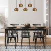 Vintage Glam Chandelier, Iron Body, 85x15cm, 108cm Height