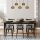 Vintage Glam Chandelier, Iron Body, 85x15cm, 108cm Height