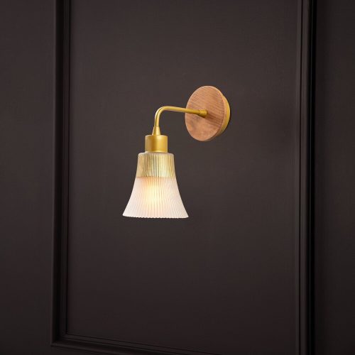Modern Gold Wall Lamp, Iron Body, IP20 | 28cm | E27