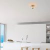 Modern White Chandelier, Metal Body, 36 cm | E27 Socket, Elegance for Any Space