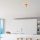 Modern White Chandelier, Metal Body, 36 cm | E27 Socket, Elegance for Any Space