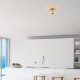 Modern White Chandelier, Metal Body, 36 cm | E27 Socket, Elegance for Any Space