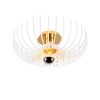 Modern White Chandelier, Metal Body, 36 cm | E27 Socket, Elegance for Any Space