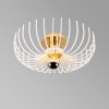 Modern White Chandelier, Metal Body, 36 cm | E27 Socket, Elegance for Any Space