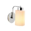 Scandinavian Wall Lamp, Silver Metal, 12 cm Diameter