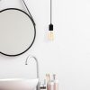 Industrial Black Chandelier, Adjustable Height, 102 cm