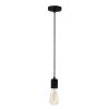 Industrial Black Chandelier, Adjustable Height, 102 cm