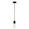 Industrial Black Chandelier, Adjustable Height, 102 cm