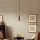 Modern Gold & Black Chandelier, Adjustable Height, 124 cm