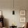Scandinavian Chandelier, Black & Nickel, 124 cm Height