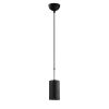 Scandinavian Chandelier, Black & Nickel, 124 cm Height