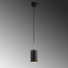 Scandinavian Chandelier, Black & Nickel, 124 cm Height