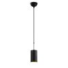 Scandinavian Chandelier, Black & Nickel, 124 cm Height