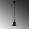 Scandinavian Chandelier, Black & Nickel, 14cm Diameter