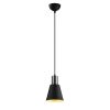 Scandinavian Chandelier, Black & Nickel, 14cm Diameter