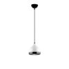 Modern White Chandelier, Adjustable Height, 17 cm