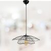 Modern Black Chandelier, 50 cm, Adjustable Height, IP20