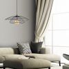 Modern Black Chandelier, 50 cm, Adjustable Height, IP20
