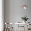 Modern Copper Chandelier, 50 cm, Adjustable Height