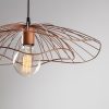 Modern Copper Chandelier, 50 cm, Adjustable Height