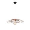 Modern Copper Chandelier, 50 cm, Adjustable Height