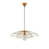 Glam Gold Chandelier, Metal Body, 50 cm Diameter, 111 cm Height