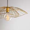 Glam Gold Chandelier, Metal Body, 50 cm Diameter, 111 cm Height