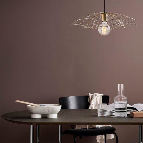 Vintage Metal Chandelier, 50 cm Diameter, Adjustable Height | Elegant Glam Design for Modern Spaces