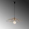 Vintage Metal Chandelier, 50 cm Diameter, Adjustable Height | Elegant Glam Design for Modern Spaces