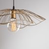 Vintage Metal Chandelier, 50 cm Diameter, Adjustable Height | Elegant Glam Design for Modern Spaces