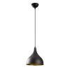 Modern Industrial Chandelier, Black & Gold, 26cm
