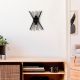 Modern Black Wall Lamp, Metal Body, 33 cm Height | IP20, E27 Socket, Stylish Industrial Design