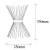 Modern Gold Wall Lamp, Iron Body, 33 cm Height | E27, IP20