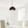 Modern Black & Gold Chandelier, 30 cm, Adjustable Height