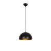 Modern Black & Gold Chandelier, 30 cm, Adjustable Height