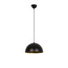 Modern Black & Gold Chandelier, 30 cm, Adjustable Height