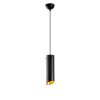 Modern Industrial Chandelier, Black & Yellow, 114 cm